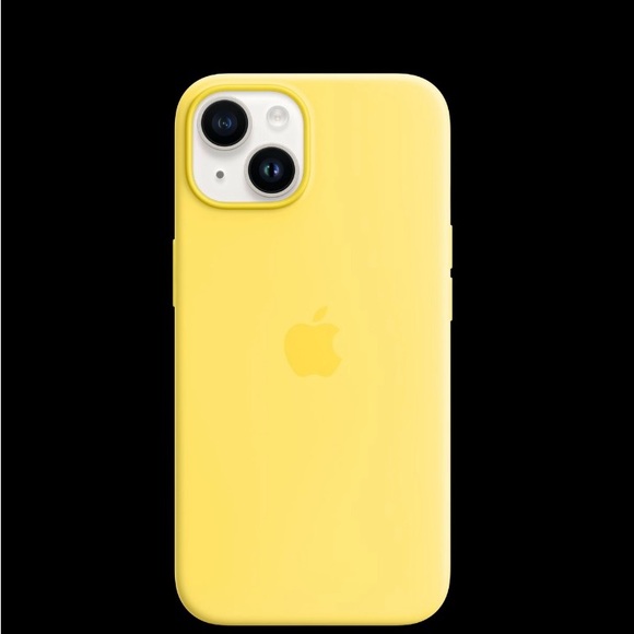 NWT Original Apple IPhone 14 Silicone Case Cover MagSafe Sunglow - Picture 2 of 11